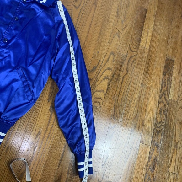 VTG Howe 22nd Grammy Awards 1980 Satin Blue Jacket 70s 80s Blue SZ Small - Picture 8 of 10